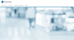 Desktop Screenshot of pharming.com