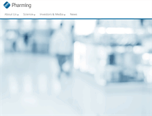 Tablet Screenshot of pharming.com